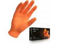 Rukavice nitril XL orange Gogrip nepudr 50ks